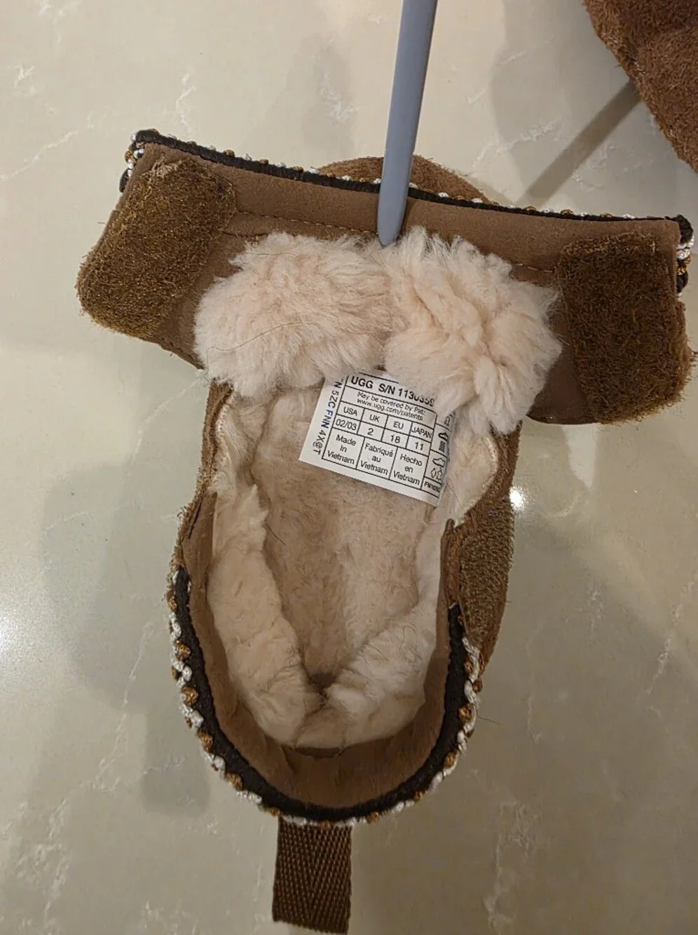 UGG baby size